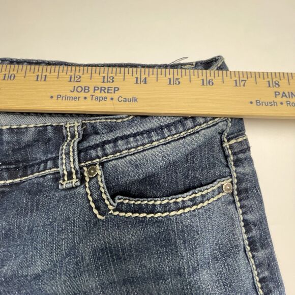 Nine West Jeans Embellished Bling Pockets Bootcut Women's Size 12 - Picture 11 of 16